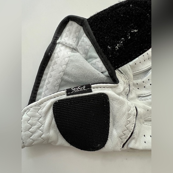 footjoy StaSof Women Prior Generation leather Golf glove Left hand cadet medium - Picture 5 of 7